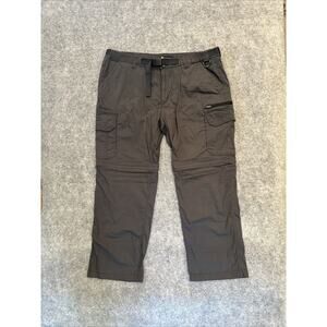 The BC Clothing Co. Men's Reversible Hiking Cargo‎ Pants Size 30 Brown Dark